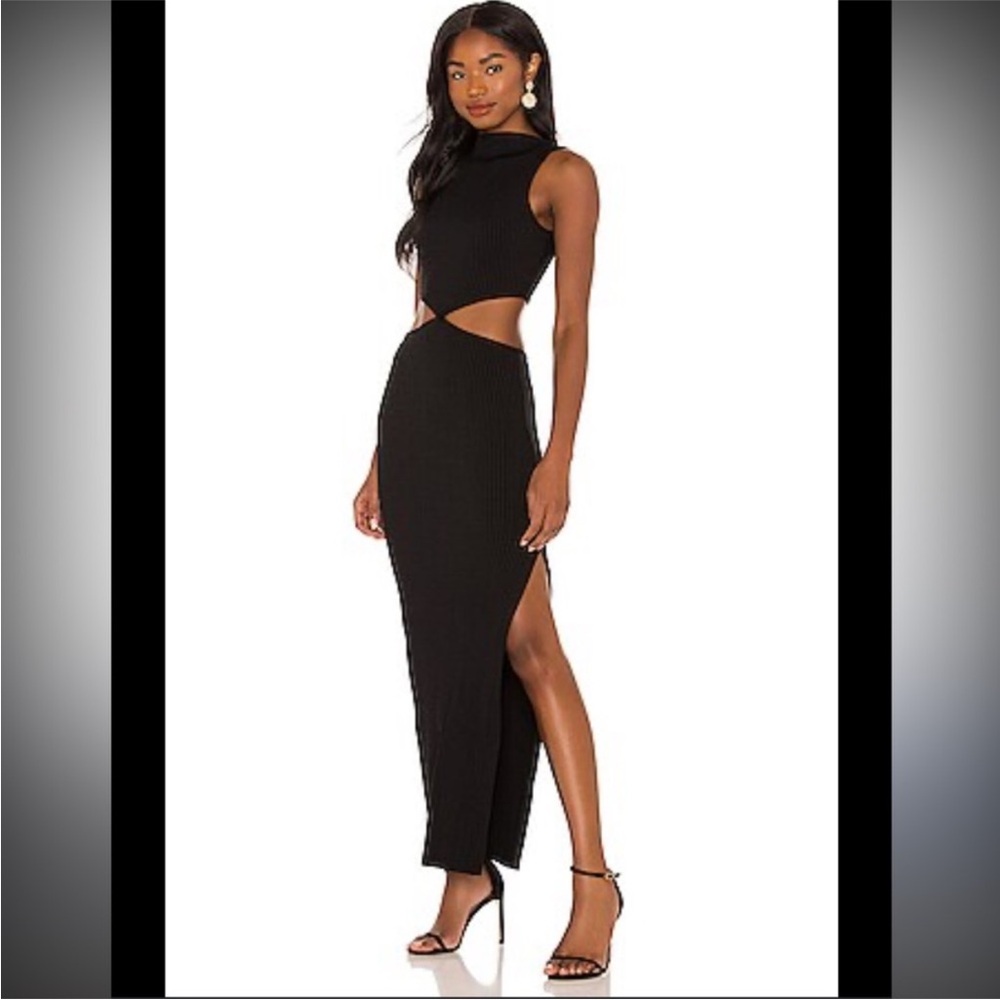 Bec & Bridge Reba Midi‎ Dress in Black